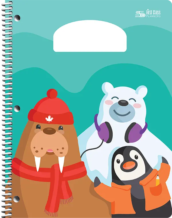 Choix de couvertures d’agendas scolaires PiQ Plein potentiel Standard – Amis